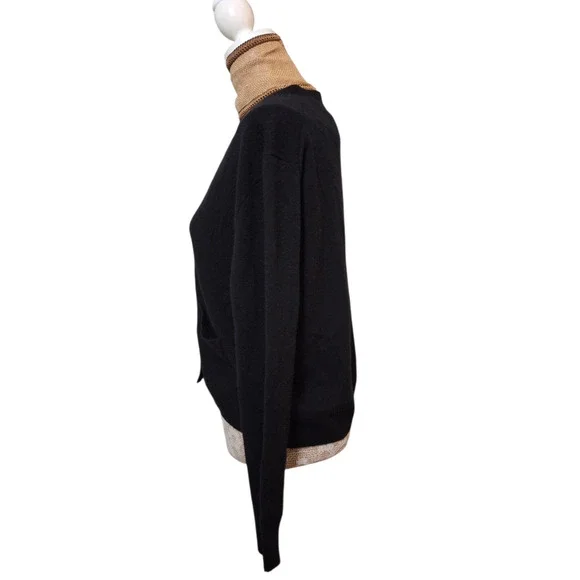 J. Crew Black Cashmere Cardigan with pockets Size S - Picture 3 of 6